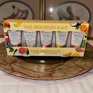 The Nourish Bar Metal Tin Hand Cream Set of 5